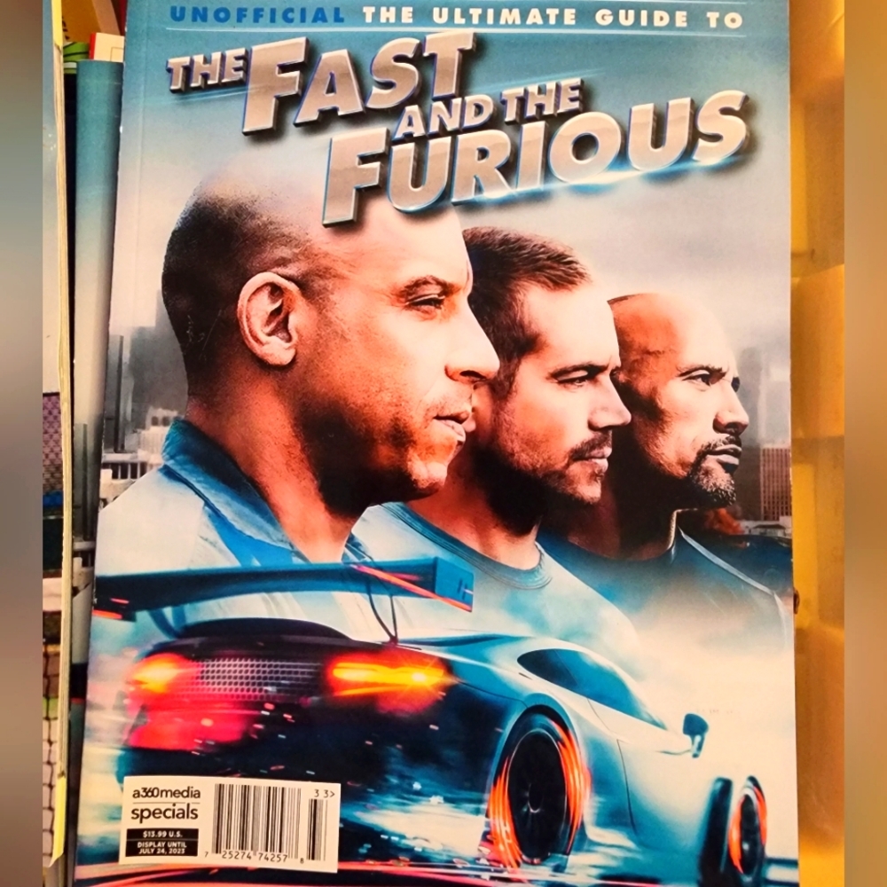 The Fast and the Furious special edt magazine